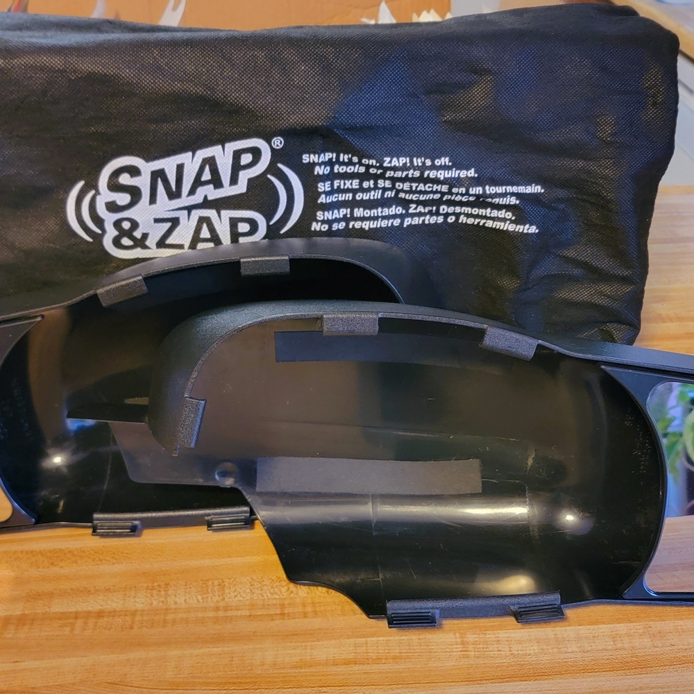 Snap & Zap Black Towing Mirros